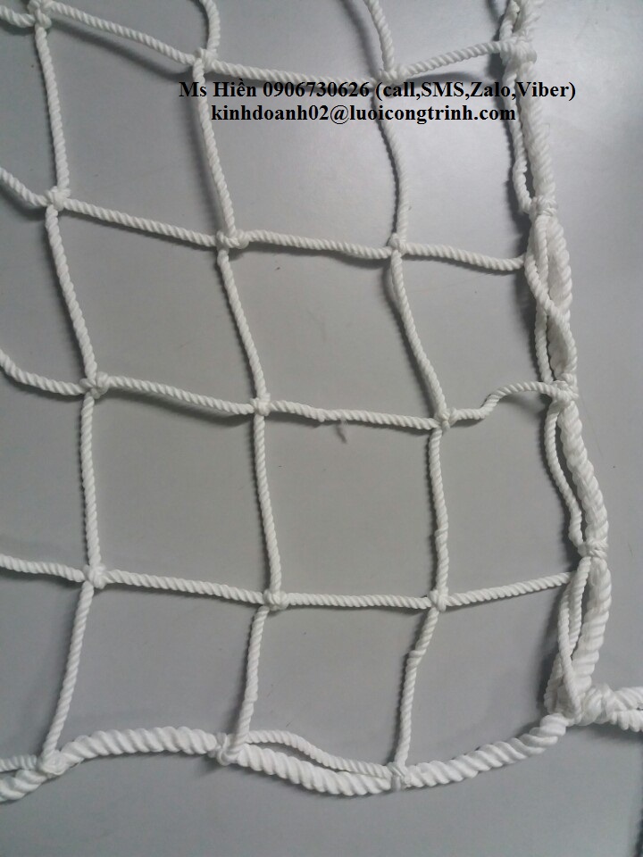 Lưới dù hứng vật rơi công trình